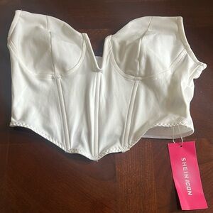 White Corset Top